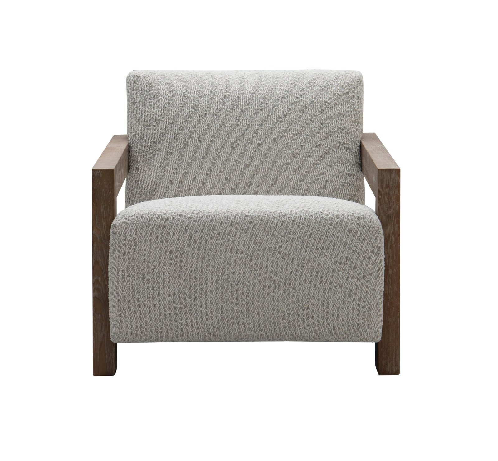 Modrest Rosen - Tela beige moderna + silla decorativa de roble gris