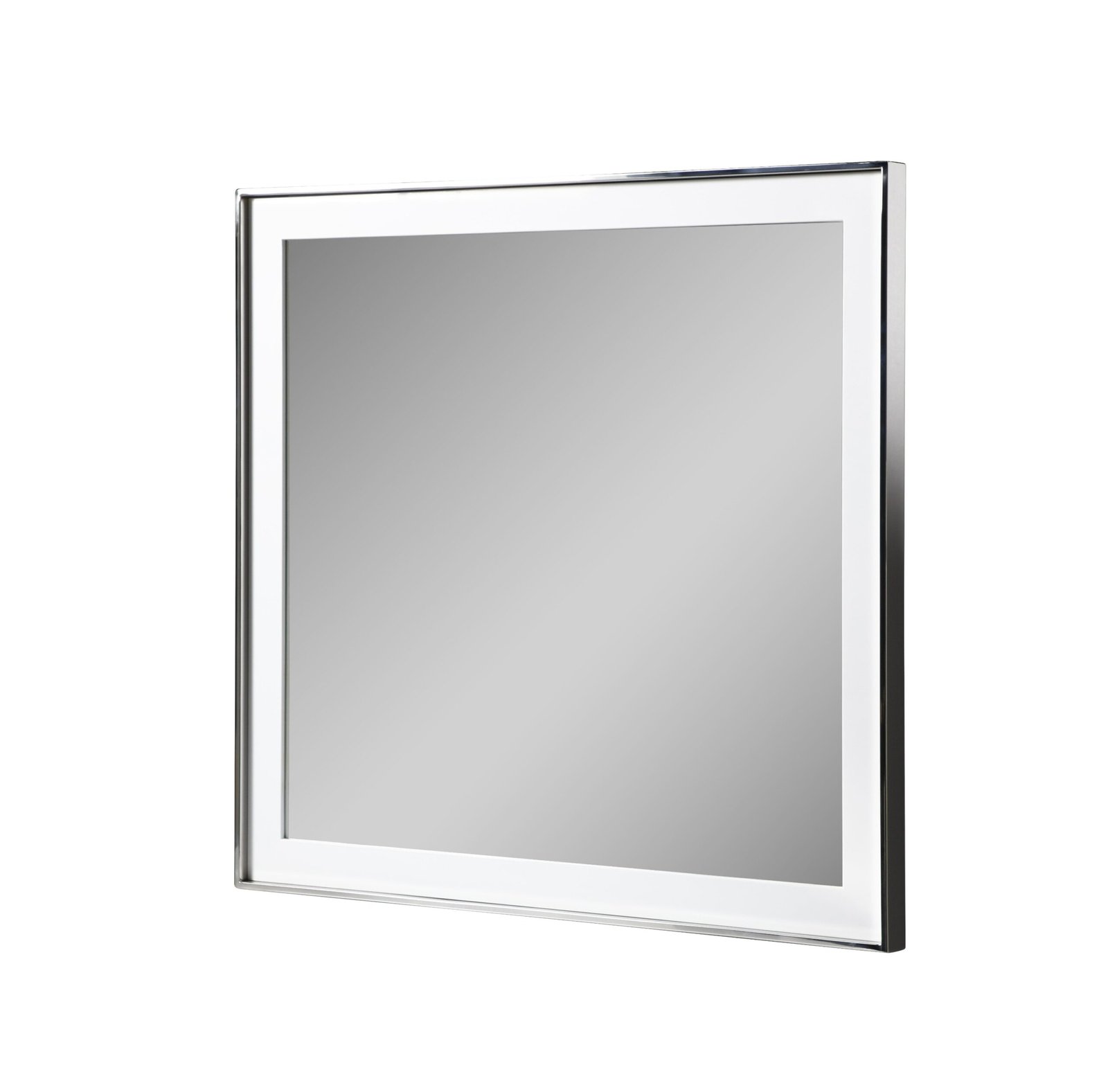 Modrest Cartier - Blanco moderno + espejo de acero inoxidable