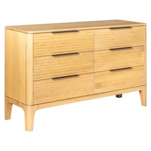 Modrest Seattle - Cómoda moderna de roble natural