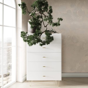 Modrest Bryan - Cómoda blanca moderna