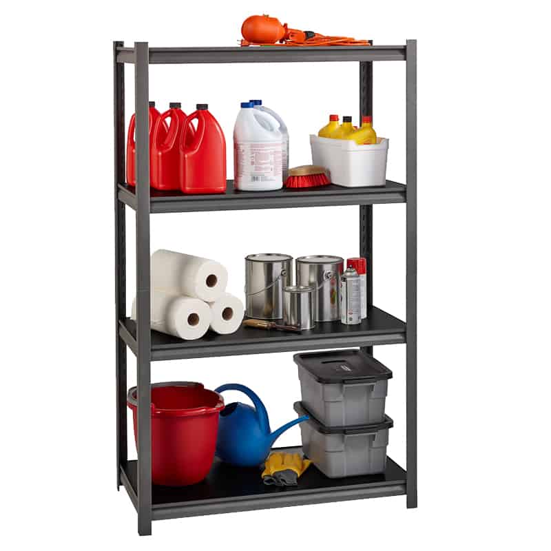 Estante Metalico Rivet de 4 Repisas de Madera 20995 - Image 3