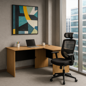 Escritorio en L 150 x 150 cm