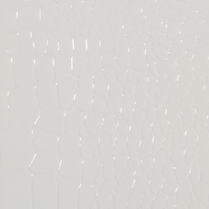 A&X Regal - Espejo de piso moderno de cocodrilo blanco