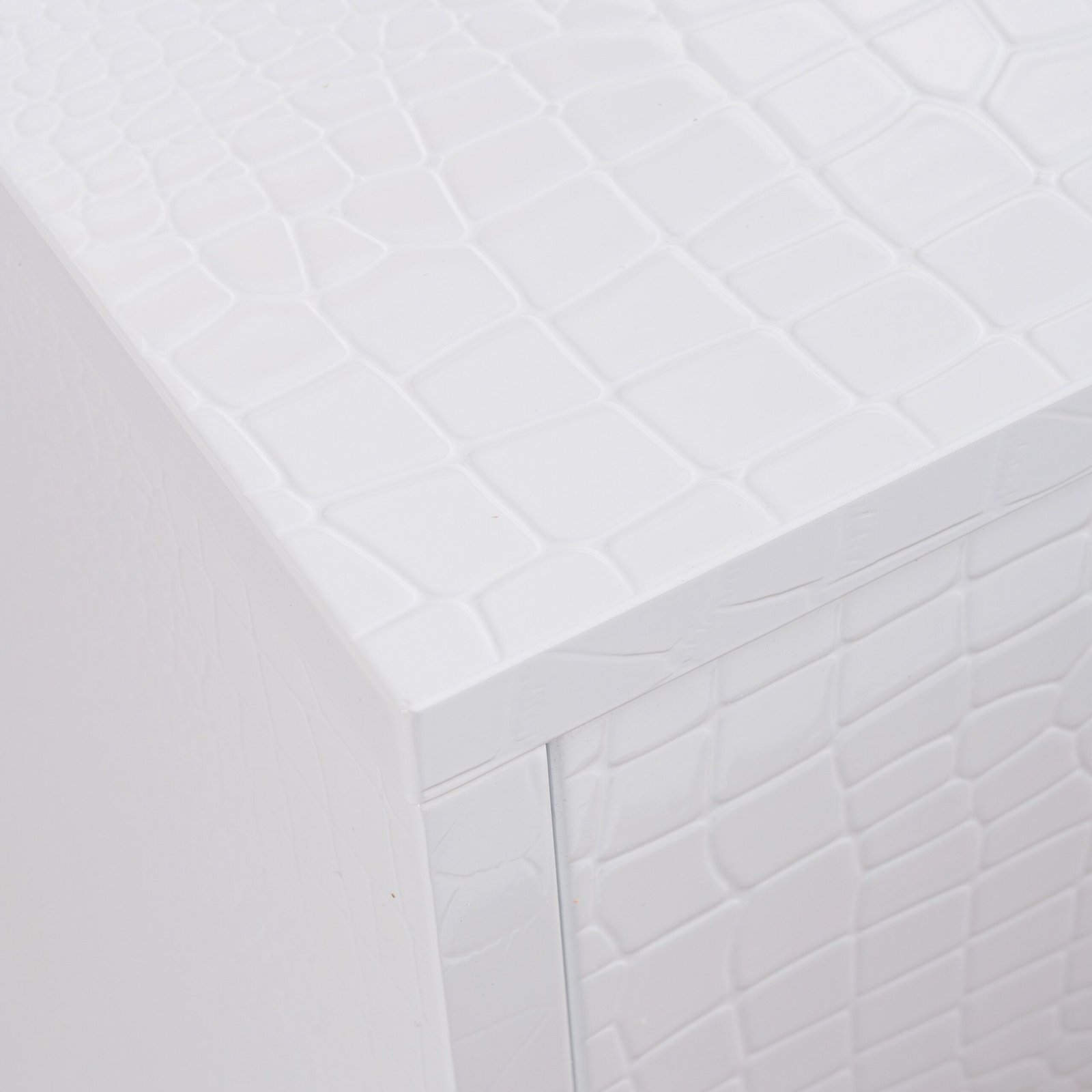 A&X Victoria - Cómoda moderna de cocodrilo blanco - Image 2