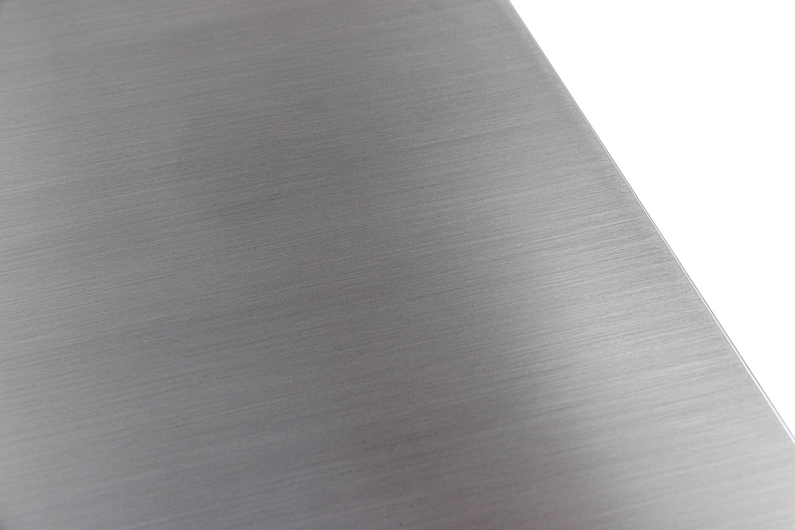 Mesa de centro moderna de acero inoxidable cepillado Modrest Anvil - Image 4