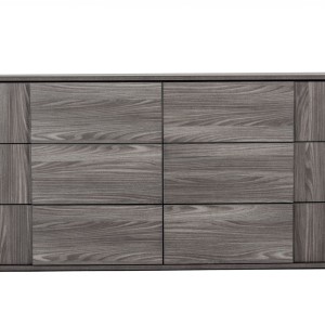 Nova Domus Asus - Cómoda italiana moderna en color gris olmo