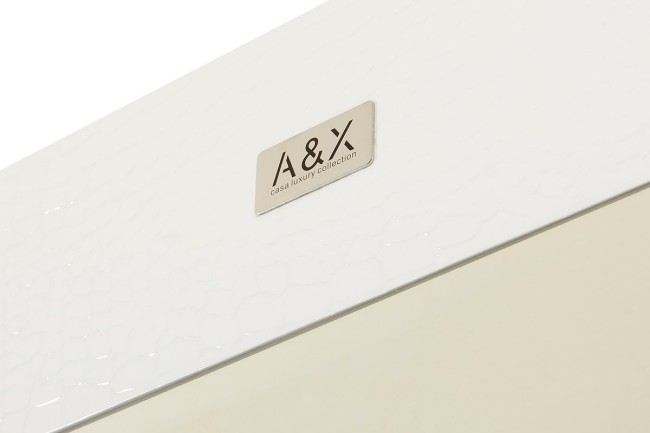 A&X Regal - Espejo de piso moderno de cocodrilo blanco - Image 3
