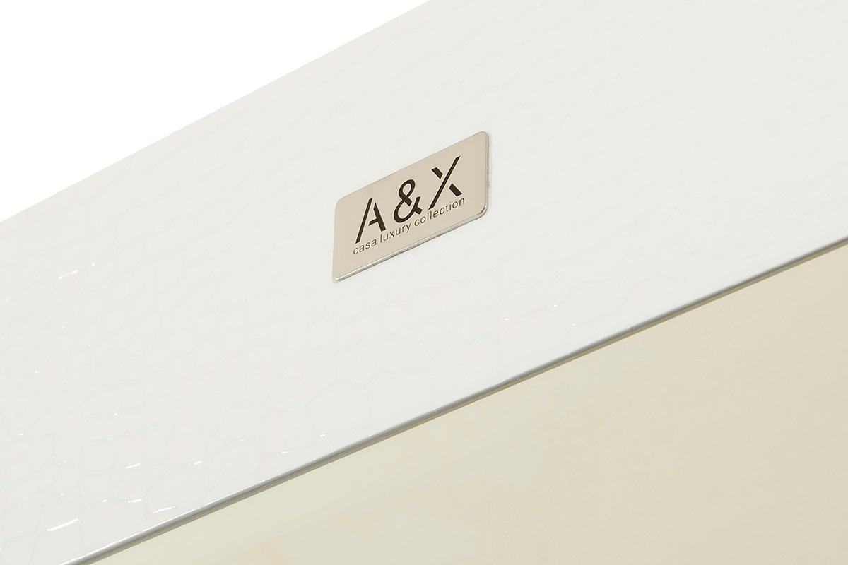 A&X Regal - Espejo de piso moderno de cocodrilo blanco - Image 3