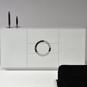 A&X Ovidius - Recámara moderna lacada en cocodrilo blanco