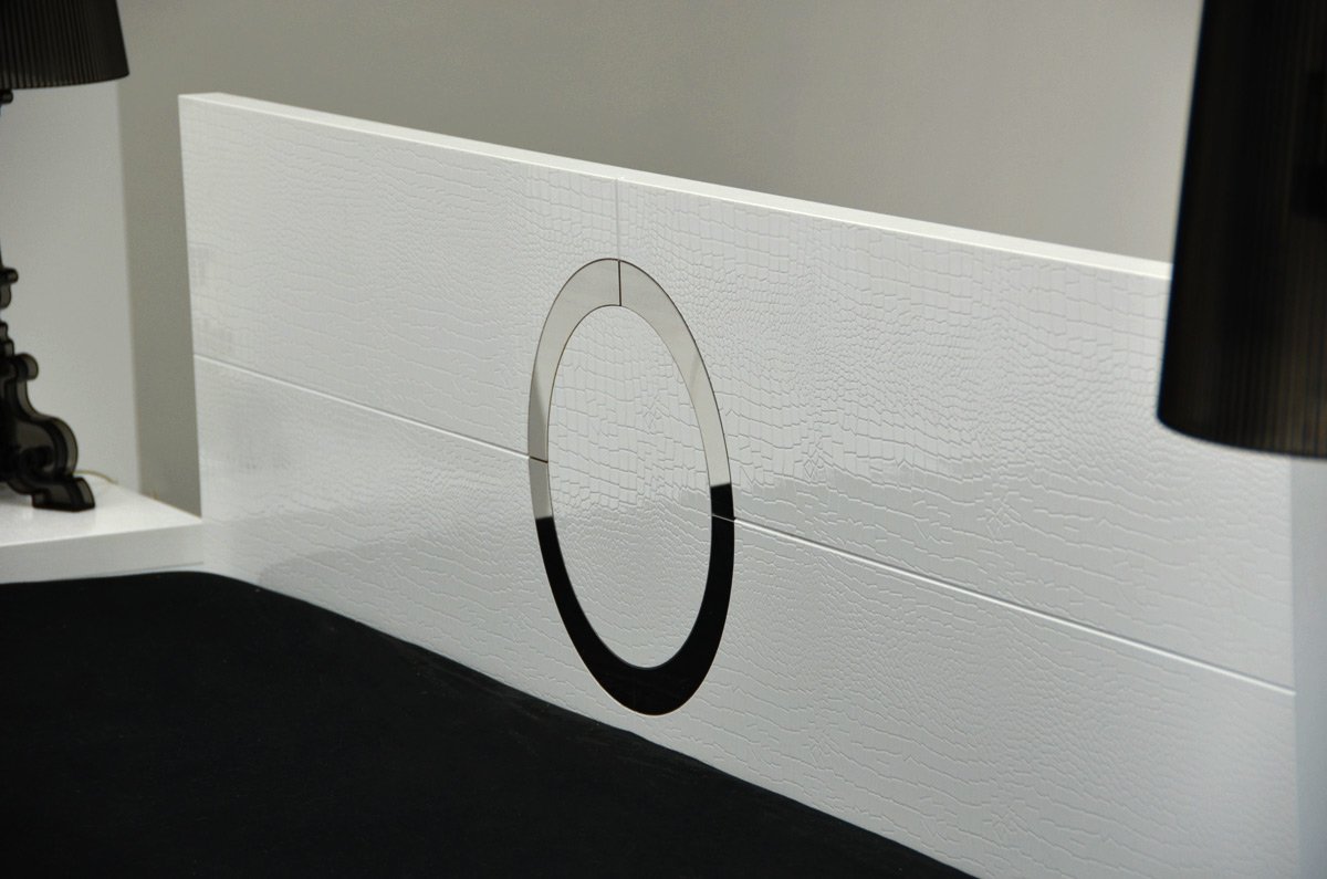 A&X Ovidius - Recámara moderna lacada en cocodrilo blanco - Image 3