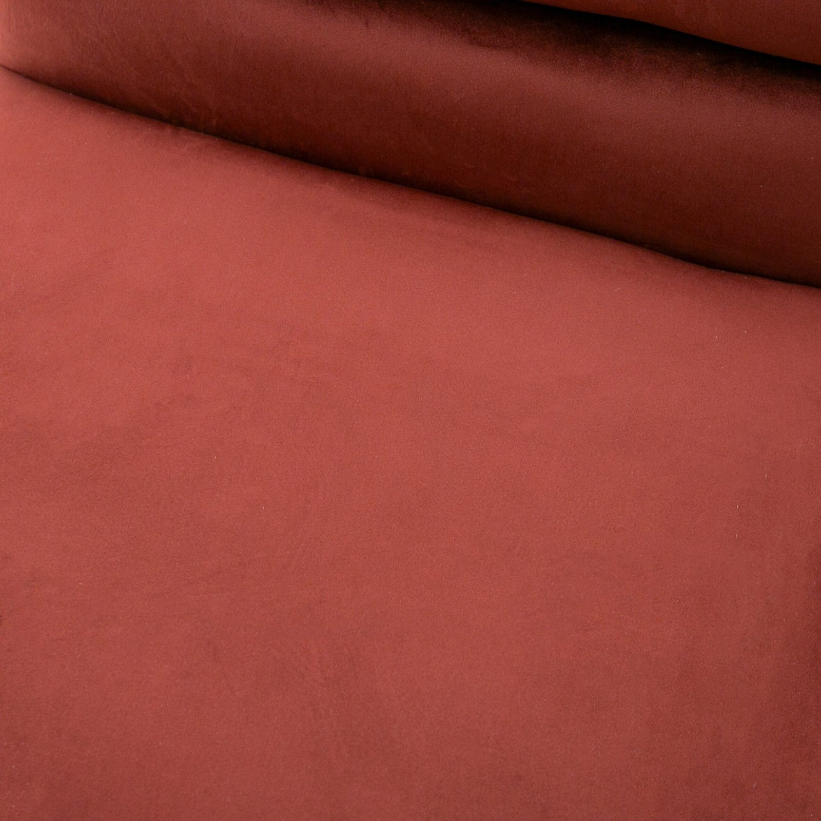 Modrest Barker - Silla de comedor moderna en rojo y dorado cepillado (juego de 2) - Image 3