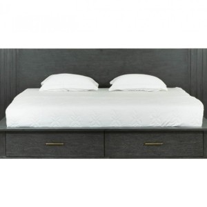 Modrest Manchester- Juego de recámara contemporáneo gris oscuro