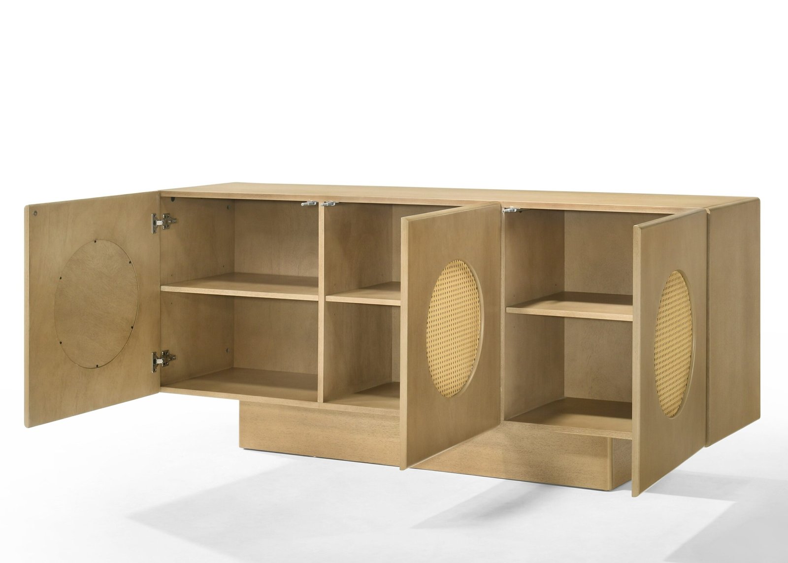 Modrest Oshana - Juego de comedor moderno de roble blanco - Image 4