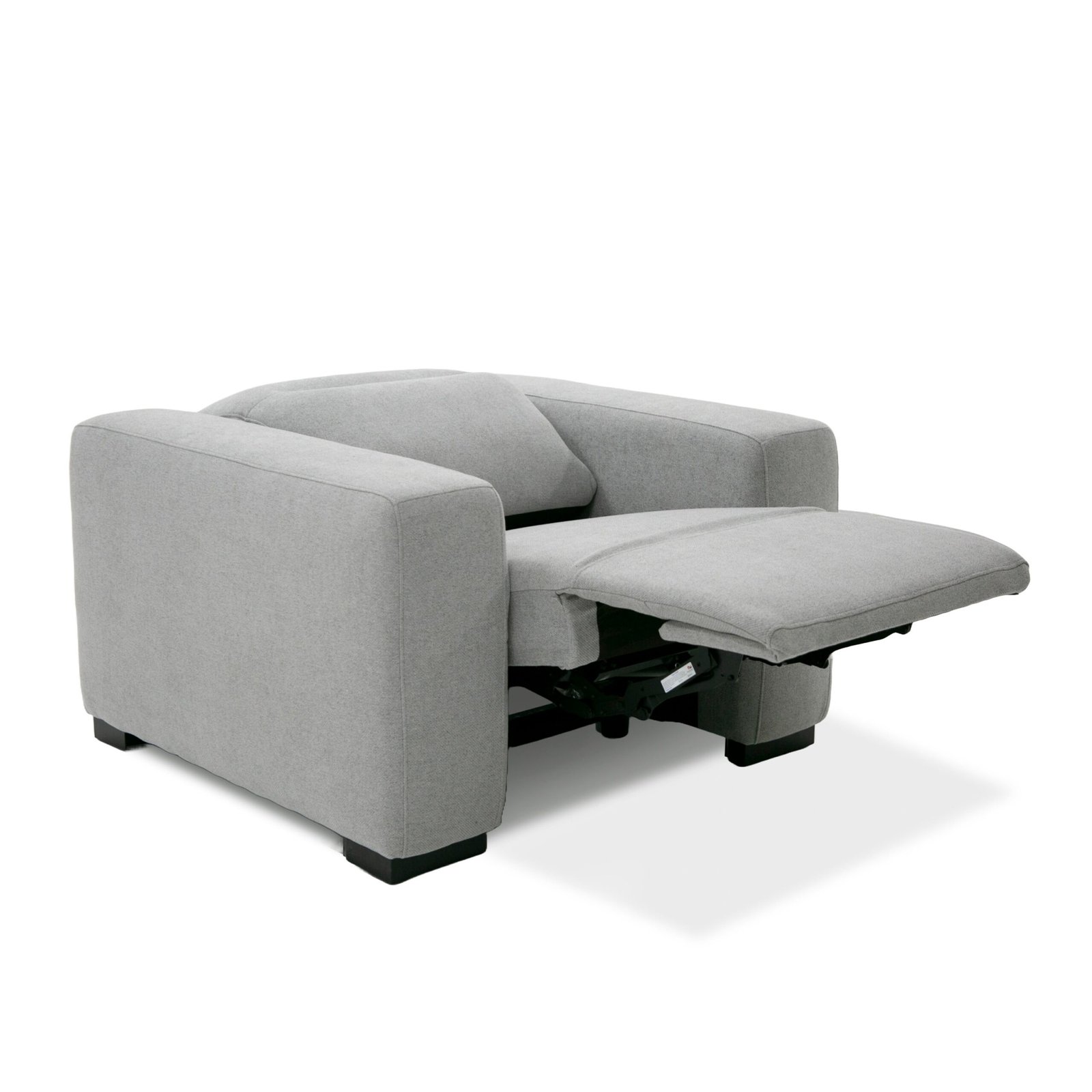 Divani Casa Bode - Silla reclinable moderna de tela gris - Image 3
