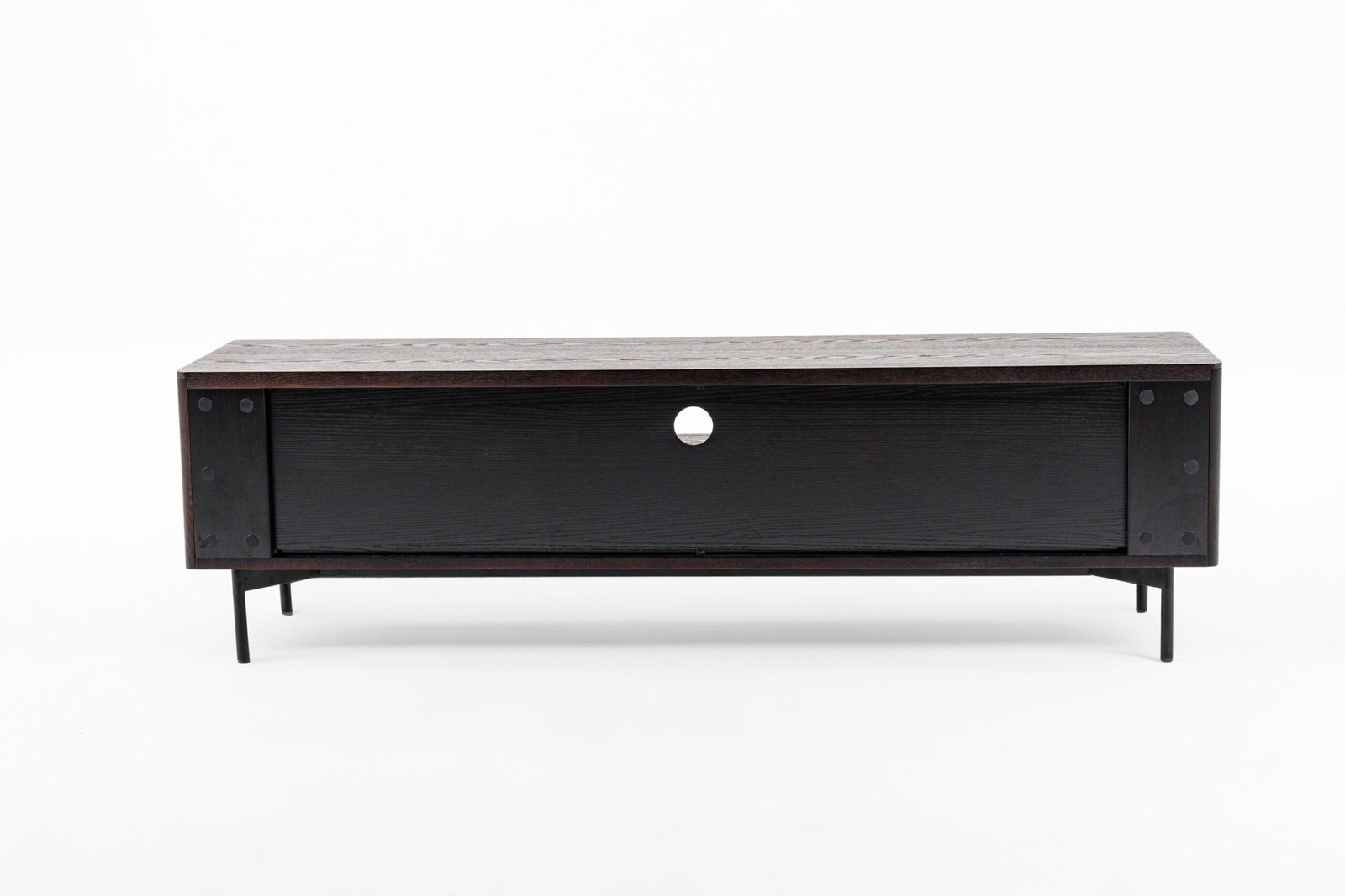 Modrest Calhoun - Mueble para TV moderno de fresno ahumado - Image 4