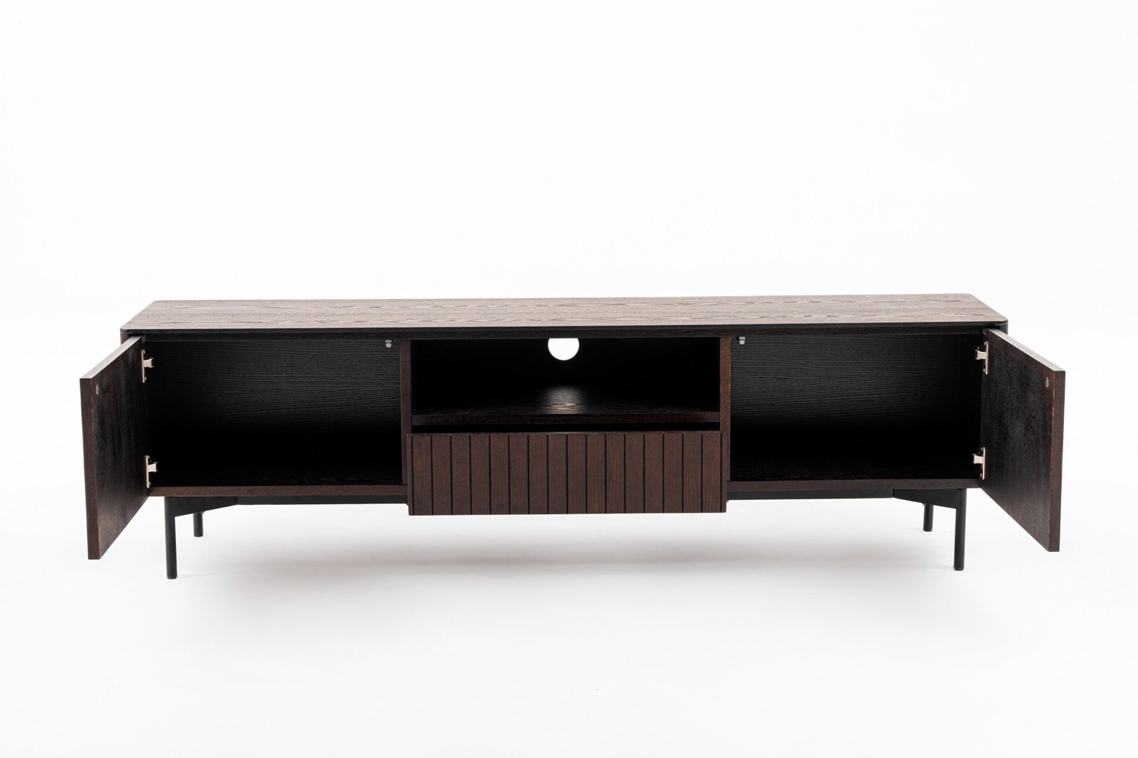Modrest Calhoun - Mueble para TV moderno de fresno ahumado - Image 5