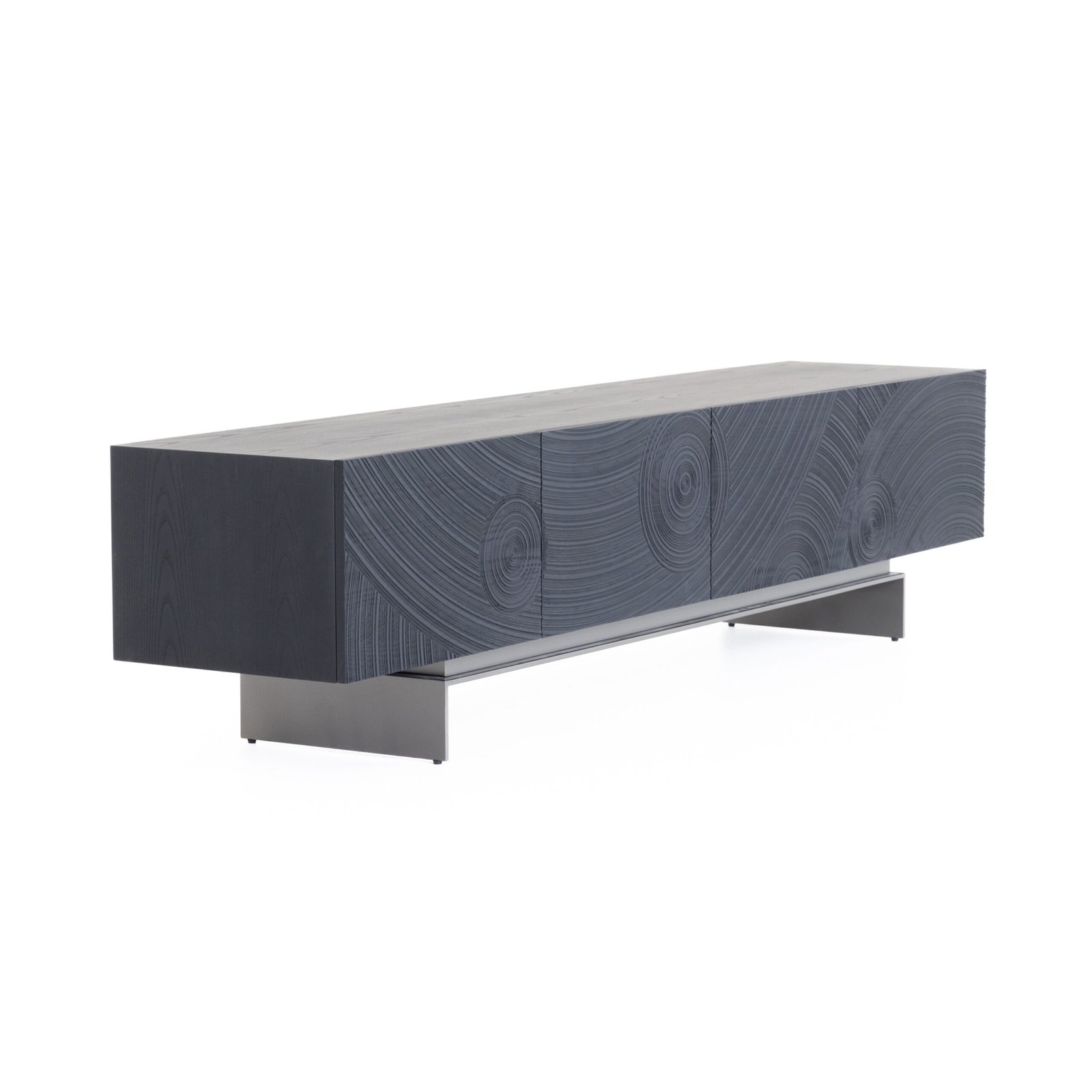 Lamod Cirque - Mueble para TV moderno de fresno negro - Image 2