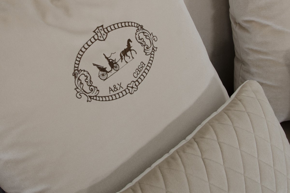 Juego de sofás modernos de tela beige Talin de A&X - Image 5