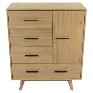 Modrest Claire - Cómoda contemporánea de nogal