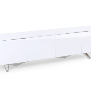 Modrest Columbia - Mueble para TV moderno en color blanco