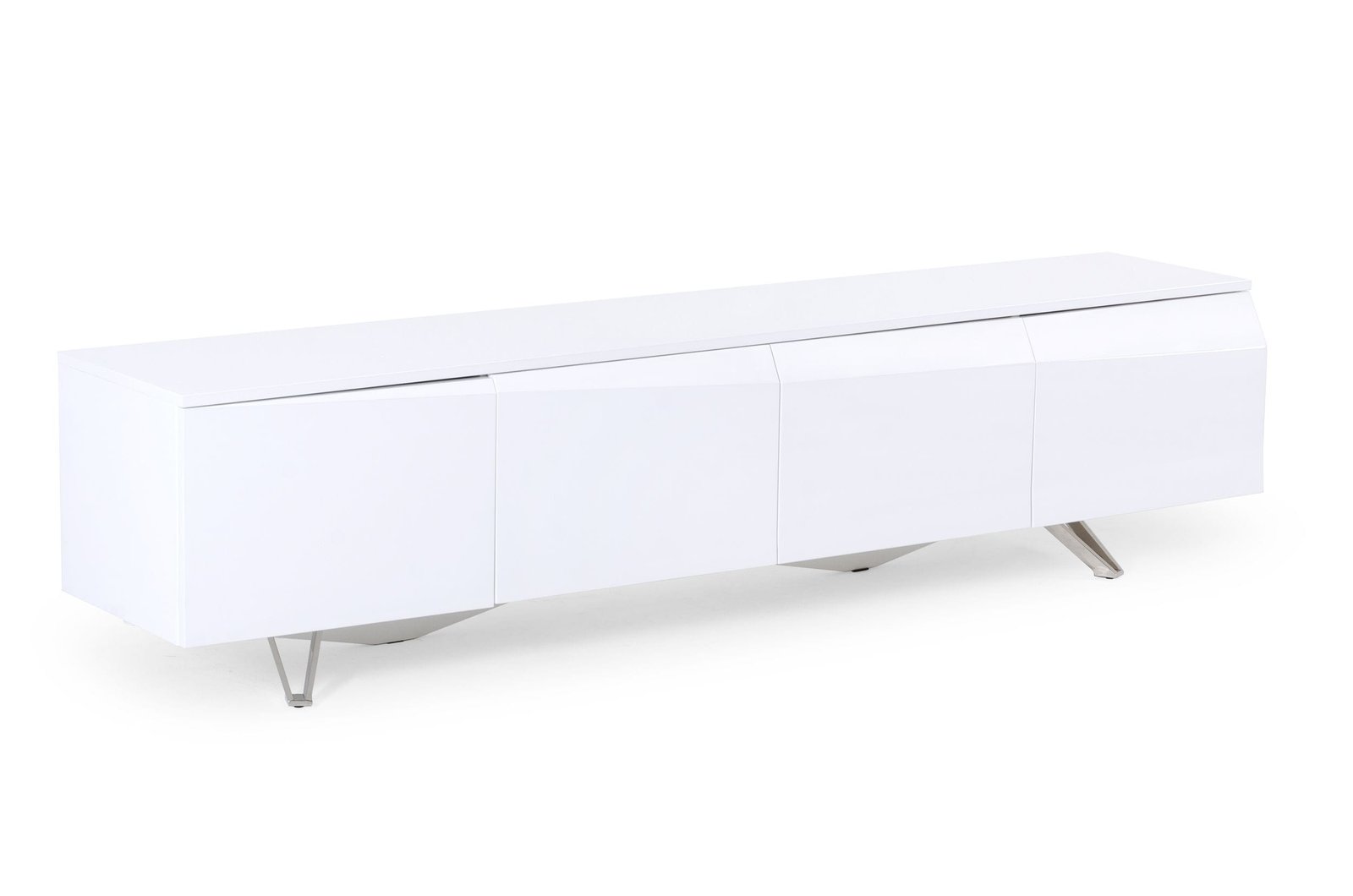 Modrest Columbia - Mueble para TV moderno en color blanco