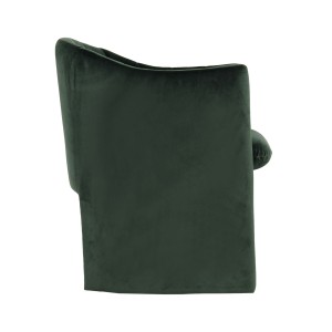 Modrest Danube - Silla de comedor moderna de tela verde jade
