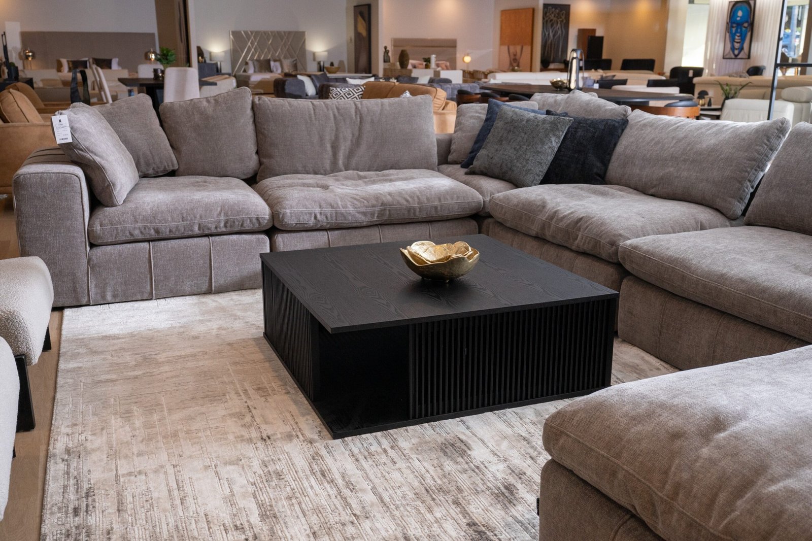 Modrest - Mesa de centro cuadrada de fresno negro Alpine Modern Mid Century - Image 3