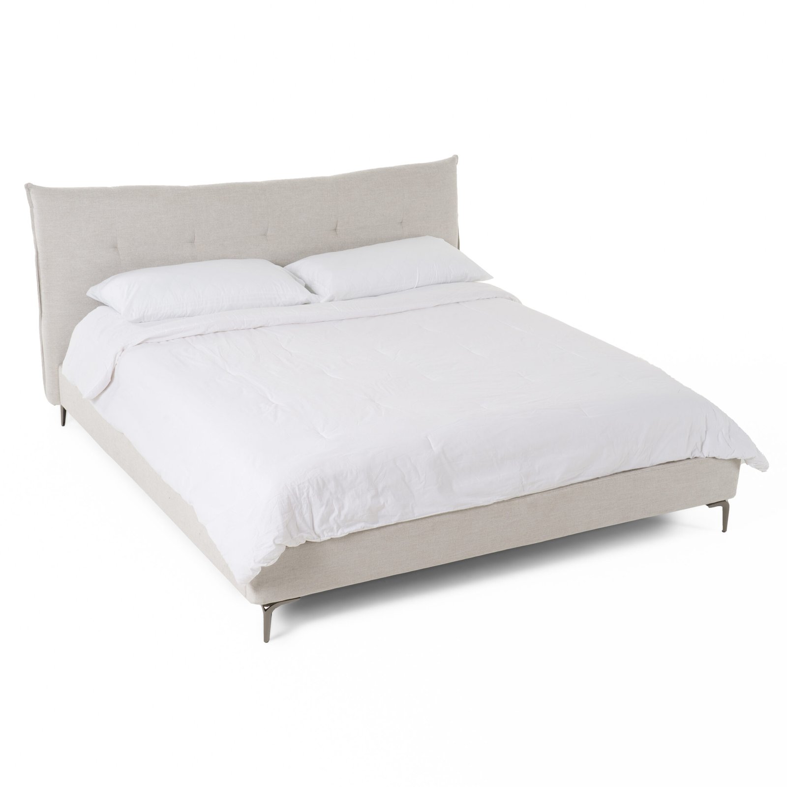 Modrest Dysart - Recámara moderna de tela gris - Image 2