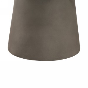 Nova Domus Essex - Mesa de centro contemporánea de hormigón, metal y vidrio