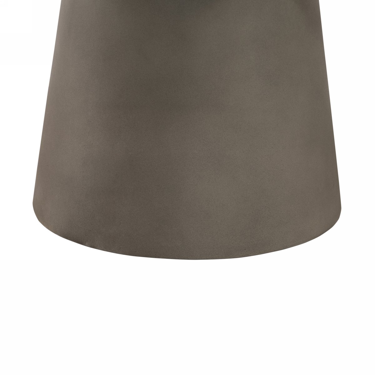 Nova Domus Essex - Mesa de centro contemporánea de hormigón, metal y vidrio