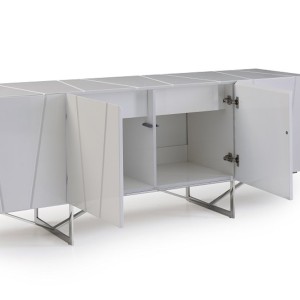Buffet Chrysler moderno blanco de alto brillo