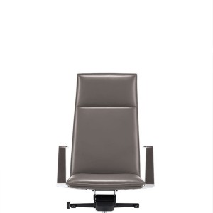 Modrest Gorsky- Silla de oficina ejecutiva moderna con respaldo alto gris