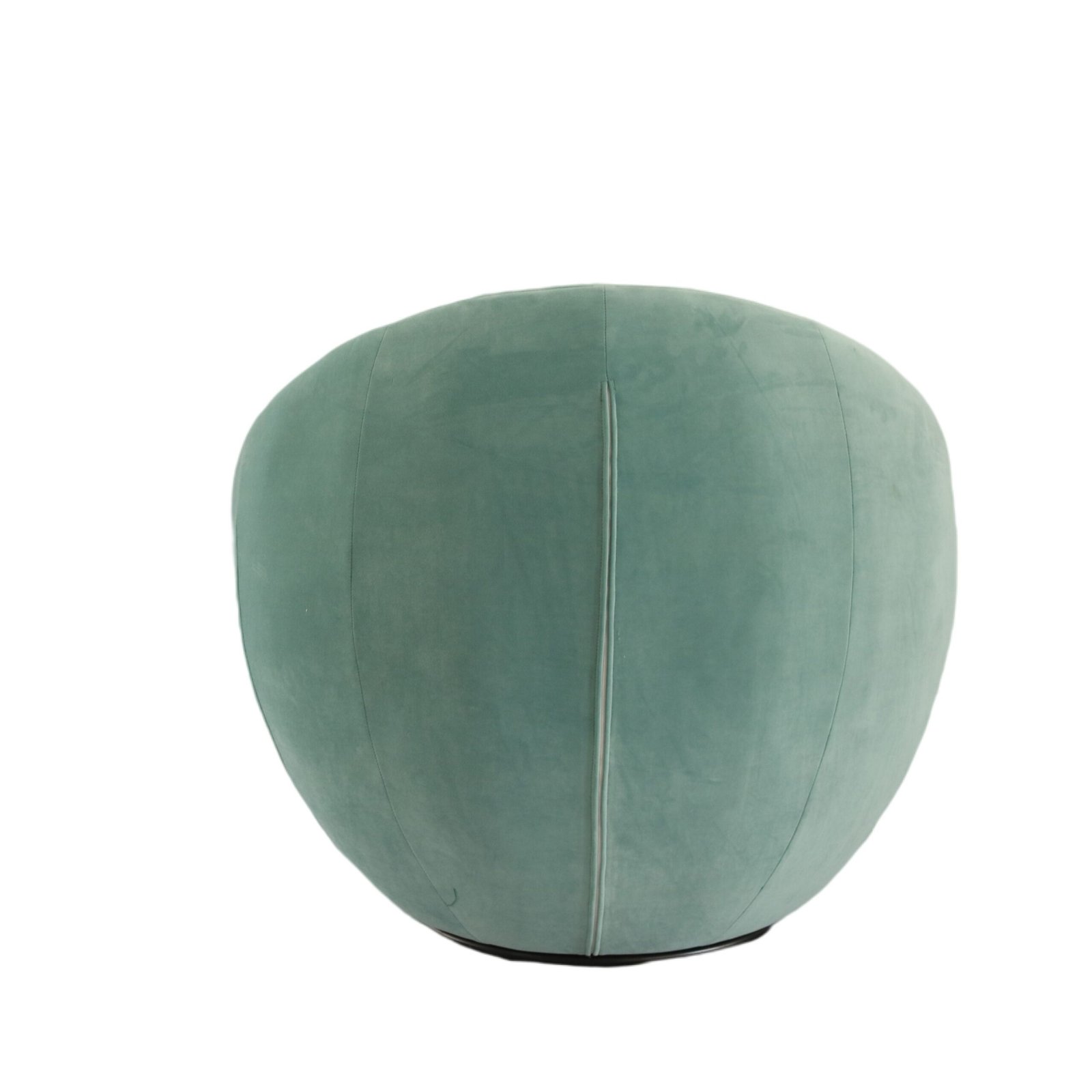 Modrest Gypsum - Silla decorativa giratoria moderna en color verde azulado - Image 3
