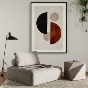 Divani Casa Nolden - Asiento modular moderno sin brazos de tela gris