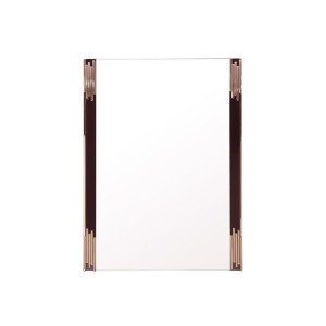 Modrest Token Espejo moderno negro y dorado