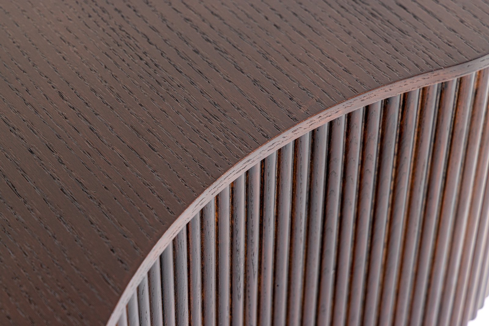 Modrest Jessie - Mesa de centro moderna de roble ahumado de forma libre - Image 3