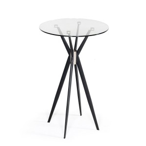 Modrest Kaitlyn - Mesa alta moderna en color negro