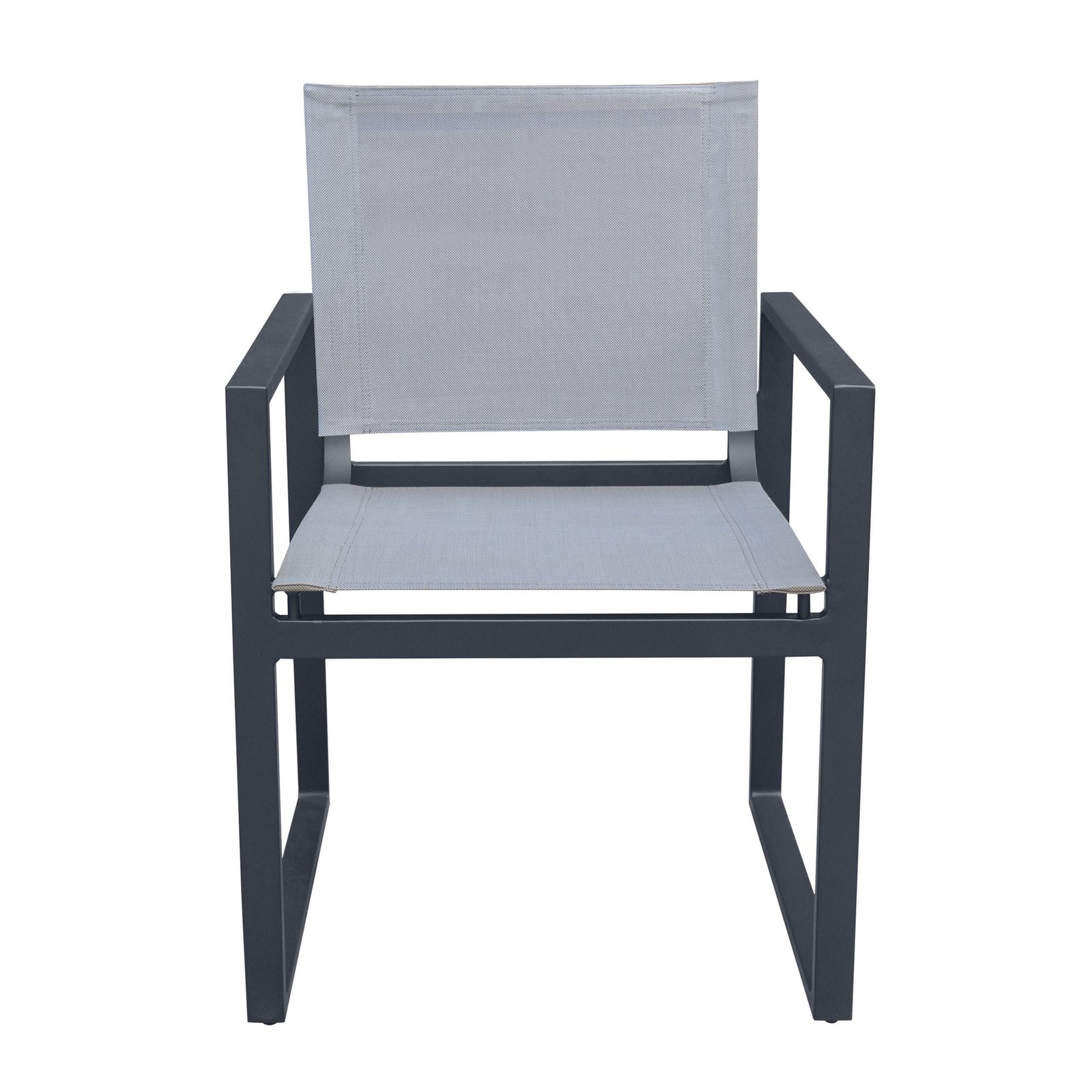 Renava Kayak - Sillón de comedor de exterior moderno de carbón (juego de 2) - Image 2