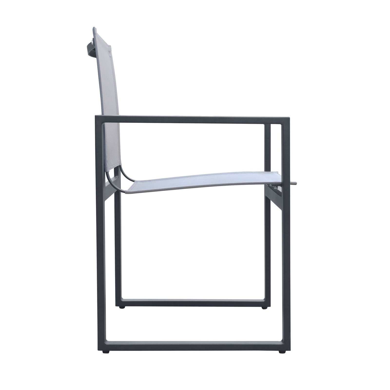Renava Kayak - Sillón de comedor de exterior moderno de carbón (juego de 2) - Image 3
