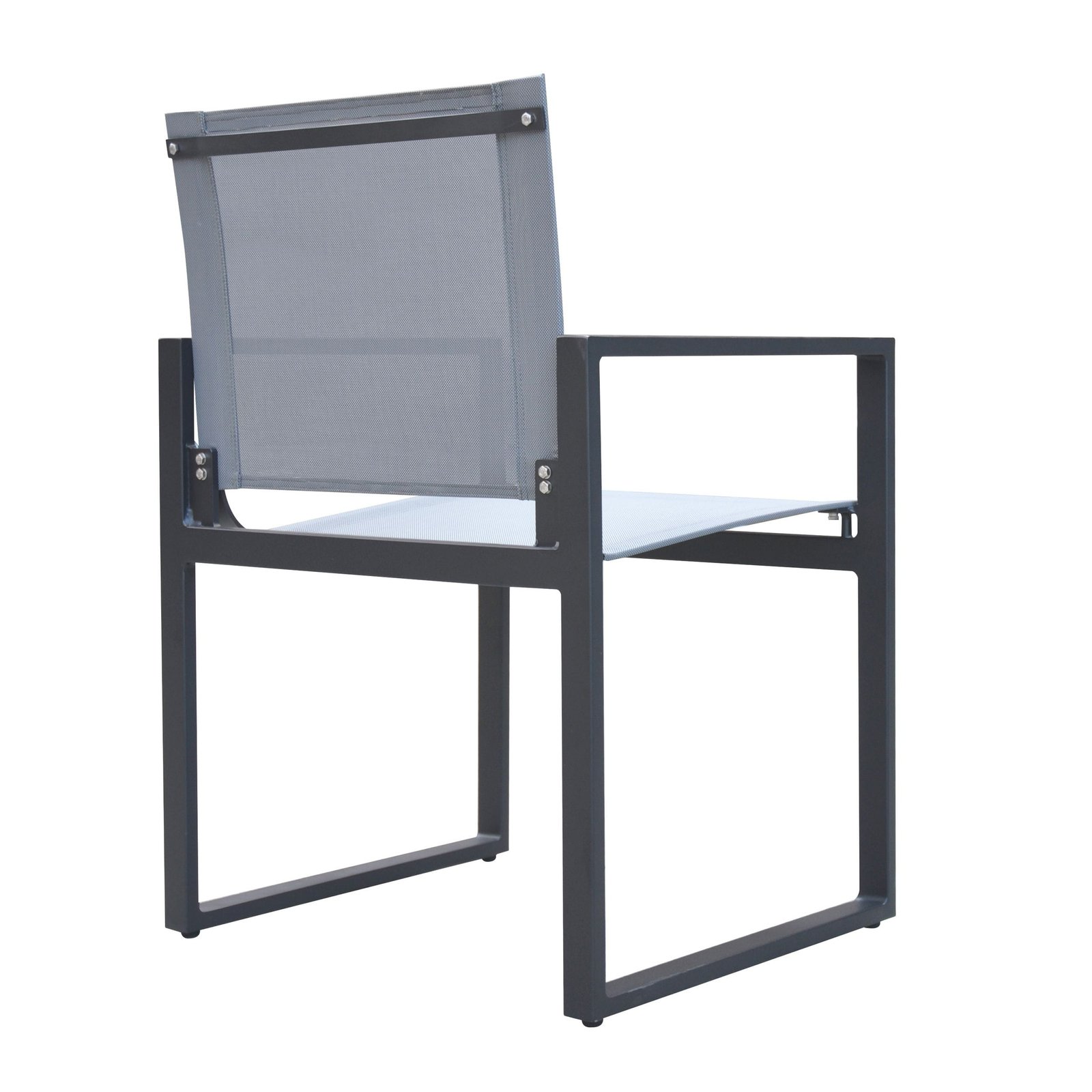 Renava Kayak - Sillón de comedor de exterior moderno de carbón (juego de 2) - Image 4
