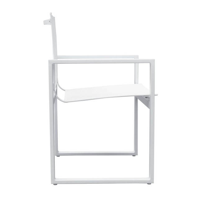 Renava Kayak - Sillón de comedor de exterior blanco moderno (juego de 2) - Image 2