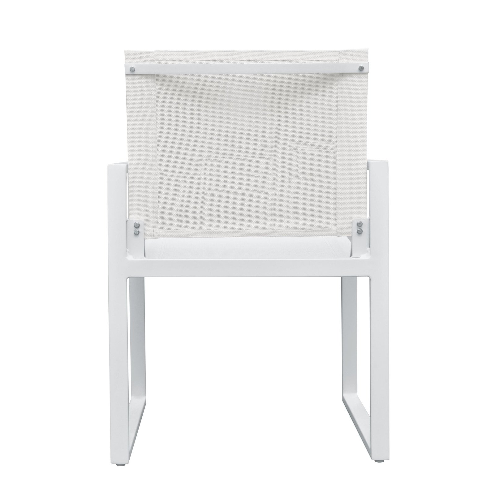 Renava Kayak - Sillón de comedor de exterior blanco moderno (juego de 2) - Image 4