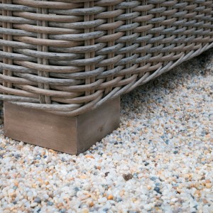 Tumbona de mimbre para exteriores Renava Knox