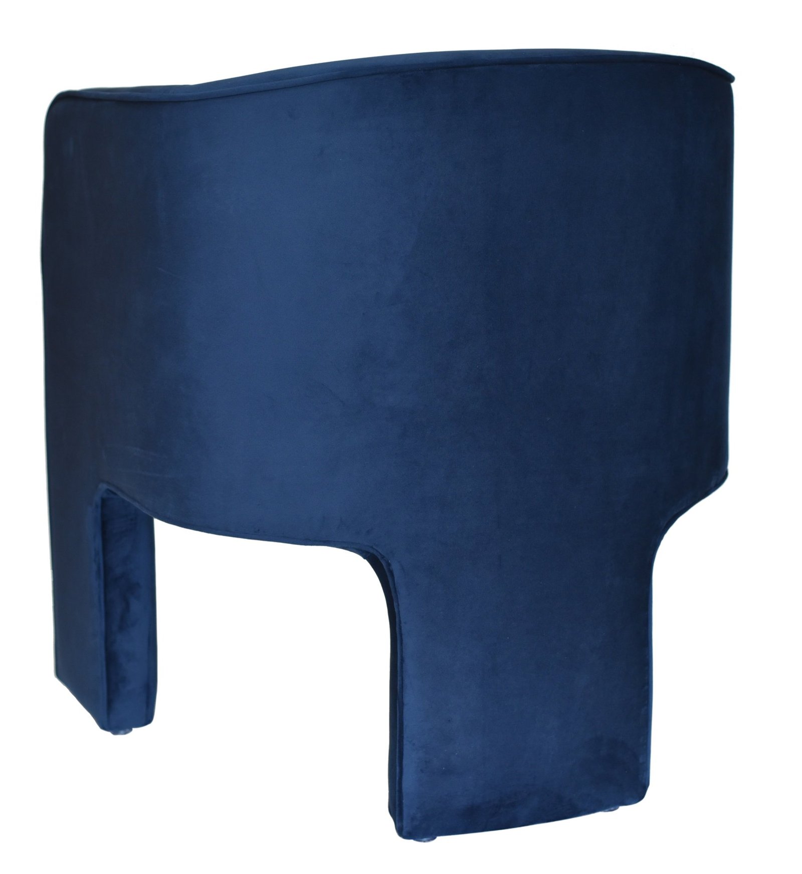 Modrest Kyle - Silla decorativa moderna de terciopelo azul - Image 3