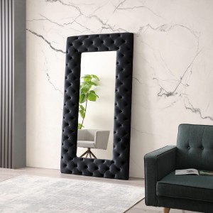 Modrest Legend - Espejo de piso transitorio de terciopelo negro