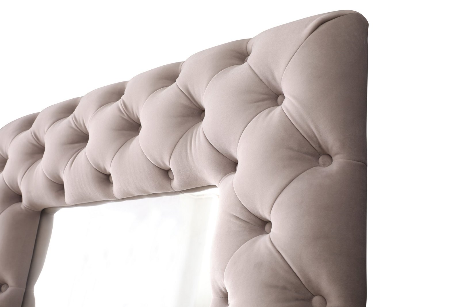 Modrest Legend - Espejo de piso de terciopelo gris transitorio - Image 2