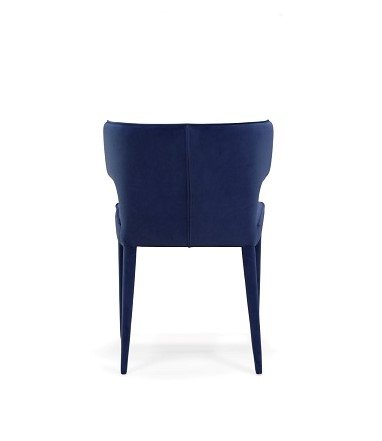 Modrest Lucero - Sillón de comedor moderno de terciopelo azul - Image 3