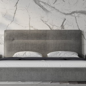Nova Domus Juliana - Recámara italiana moderna tapizada en gris oscuro