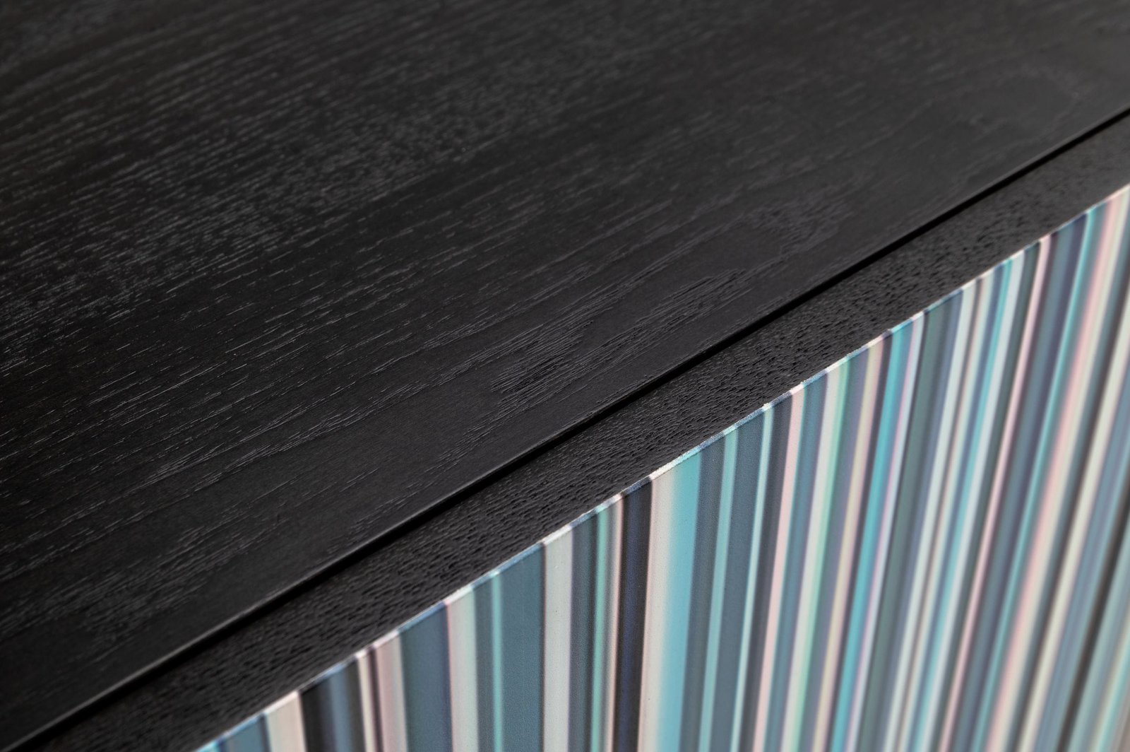 Modrest Macoy - Buffet moderno multicolor + fresno negro