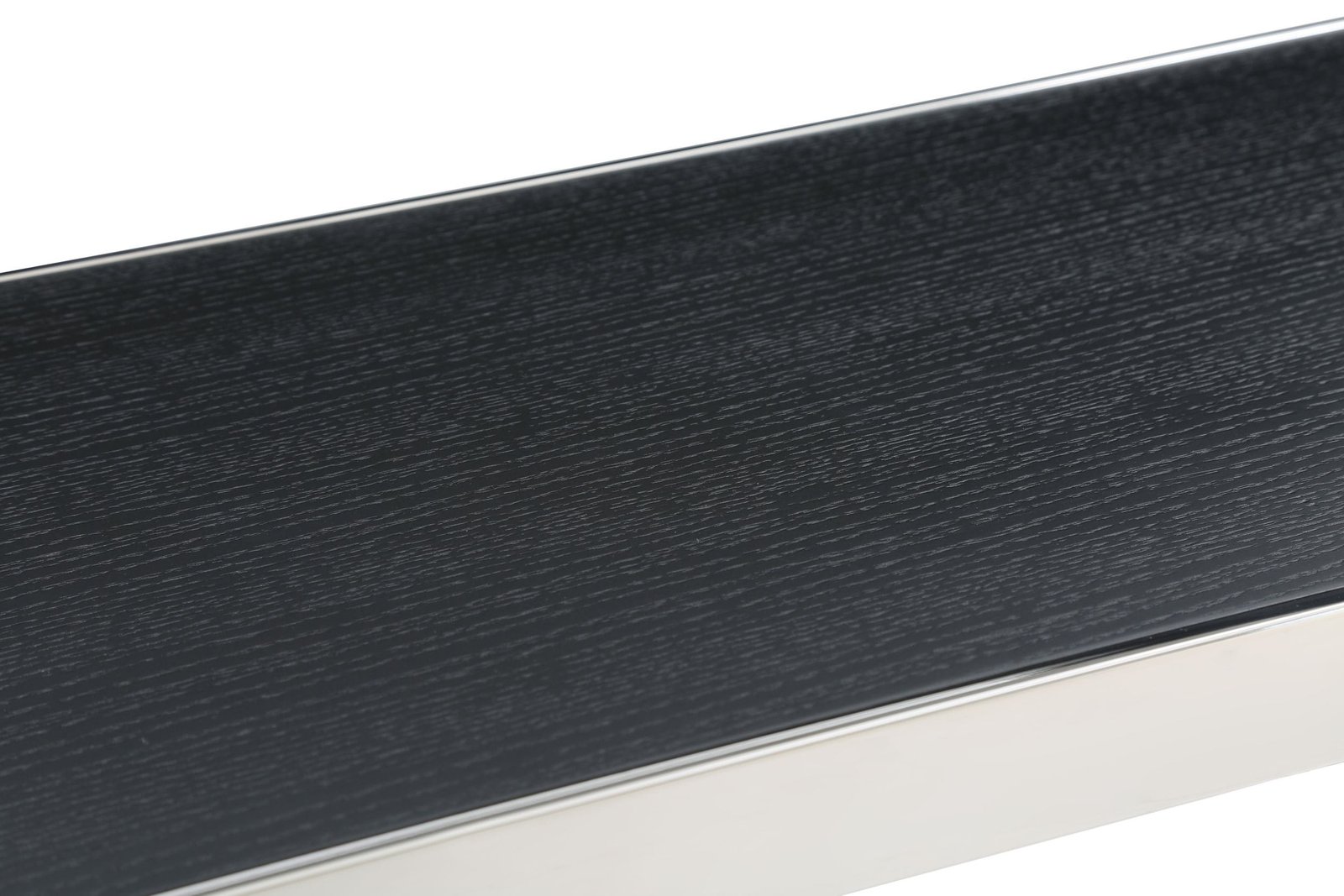 Modrest Manston - Mesa alta moderna de roble negro y acero inoxidable - Image 3